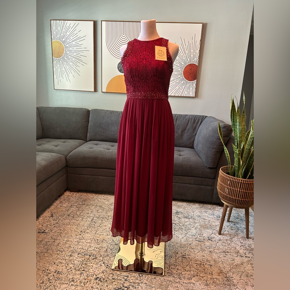 Ever Pretty size small red floor-length formal